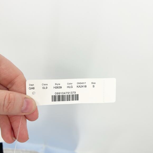 NWT J.Crew Womens Tie Front Crewneck Long Sleeve Tee Top Size S Heathered Gray - Picture 7 of 8